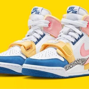 Nike Air Jordan Legacy 312 GS White Coral Pink Kids Women Casual FD9909-161